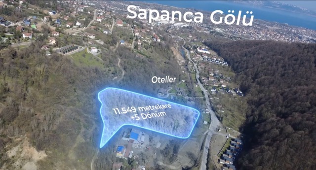Sapanca Mahmudiye 11.549 m² satılık arazi